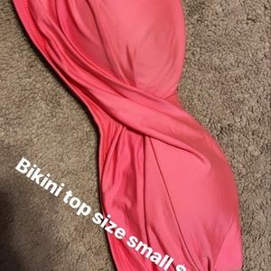 Strapless bikini top